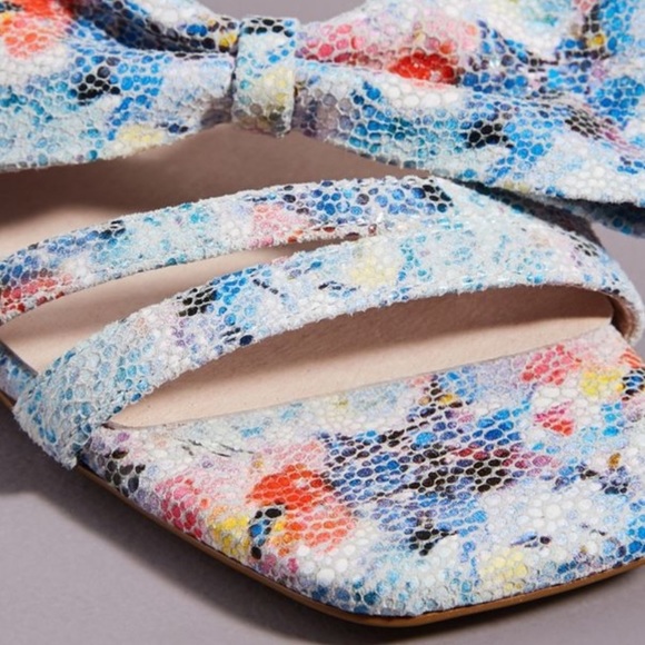 ANTHROPOLOGIE Cecelia New York Cosette Leather Heels 7,5M. - Picture 6 of 11